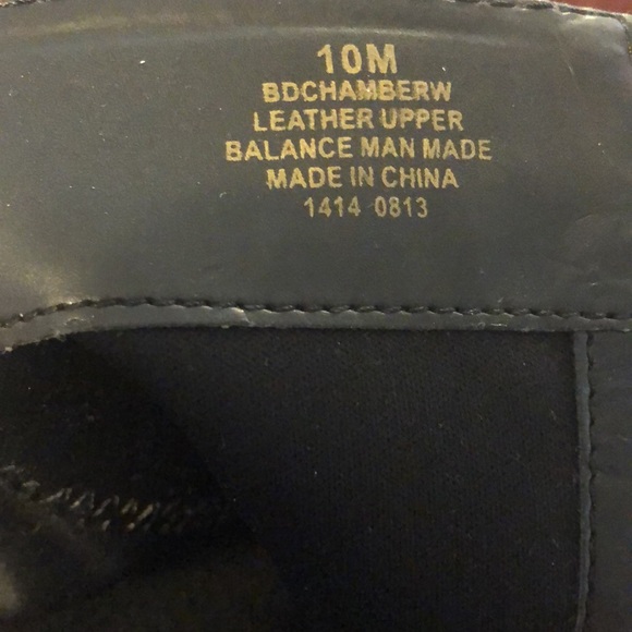 Black Leather Bandolino Heeled Boots - Picture 7 of 7